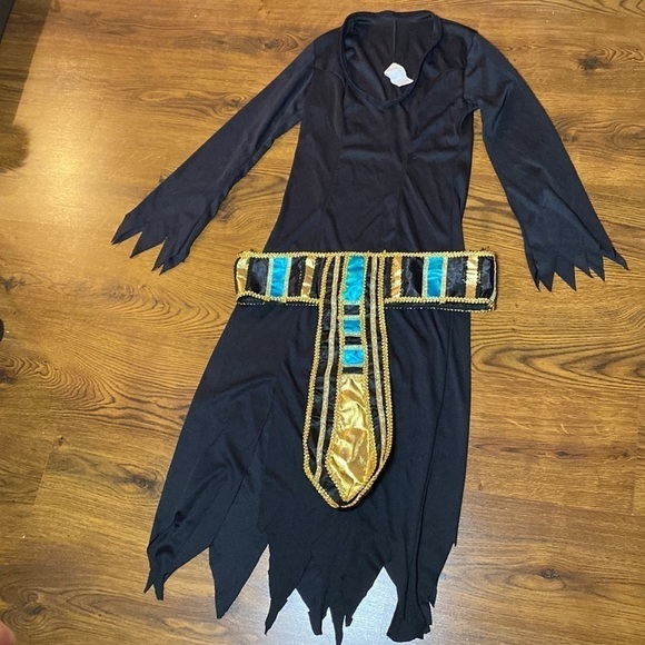 🌷Fashion Witch Costume🌷 Includes Ruby Corset / Nefertiti Wig /  Pharaoh Belt - Picture 13 of 17